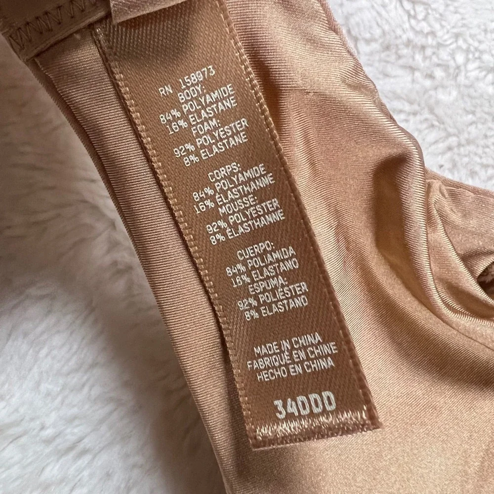 SKIMS Women's Fits Everybody Underwire Bra Clay Tan Size 34DDD BR-UWR-1982 NEW
